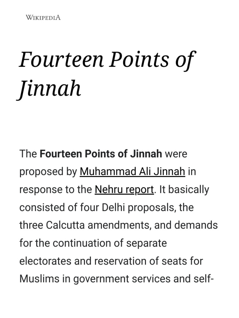Fourteen points of jinnah wikipedia download free pdf muhammad