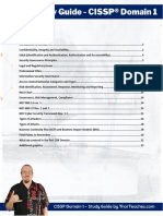 2023+CISSP+Domain+1+Study+Guide+by+ThorTeaches Com+v4 0