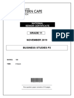 Business Studies p2 QP Gr11 Nov2019 - Eng D