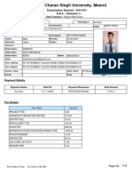 Student Exam Form