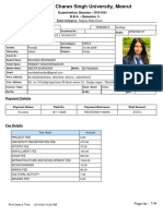 Student Exam Form