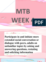 MTB Week 4
