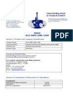 MSDS Glo Obm Lube 1000