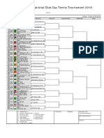 Mens Singles Draw