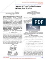 Design and Analysis of Press Tool To Produce Radiator Stay Bracket IJERTV5IS060802