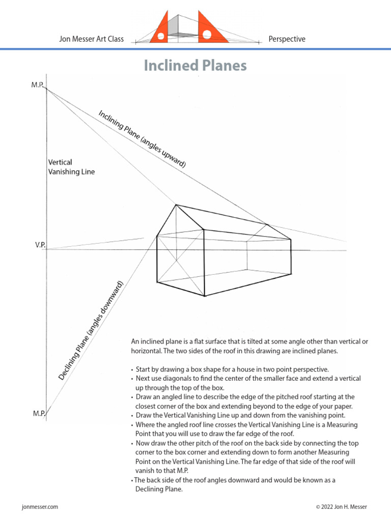 Drawing Inclined Planes in Perspective | PDF