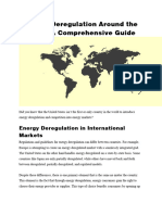 Energy Deregulation Around The World