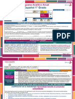 Español 1° (2do Periodo) Programa Analitico Editorial MD