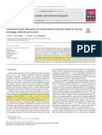 Wu Et Al. - 2019 - Cement and Concrete Research Anomalous Water Absorption in Cement-Based Materials Caused by Drying Shrinkage Induced