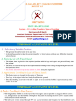 Surveying Levelling Procedure