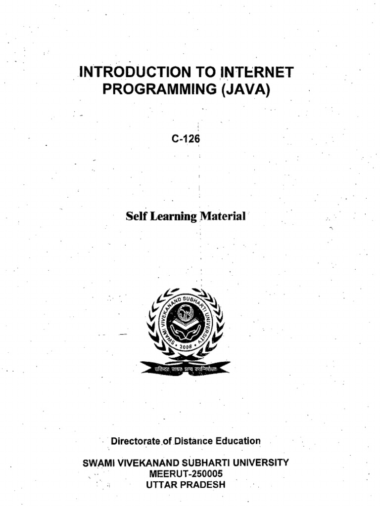 Java 1 pdf java programming language class computer programming 