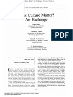 (88d) Does Culture Matter