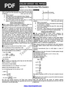 English Version HSC 1st Paper 4th Chapter Physics Note