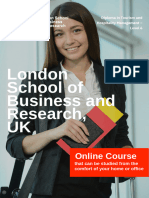 Level 6 Diploma in Tourism and Hospitality Management - Delivered Online by LSBR, UK