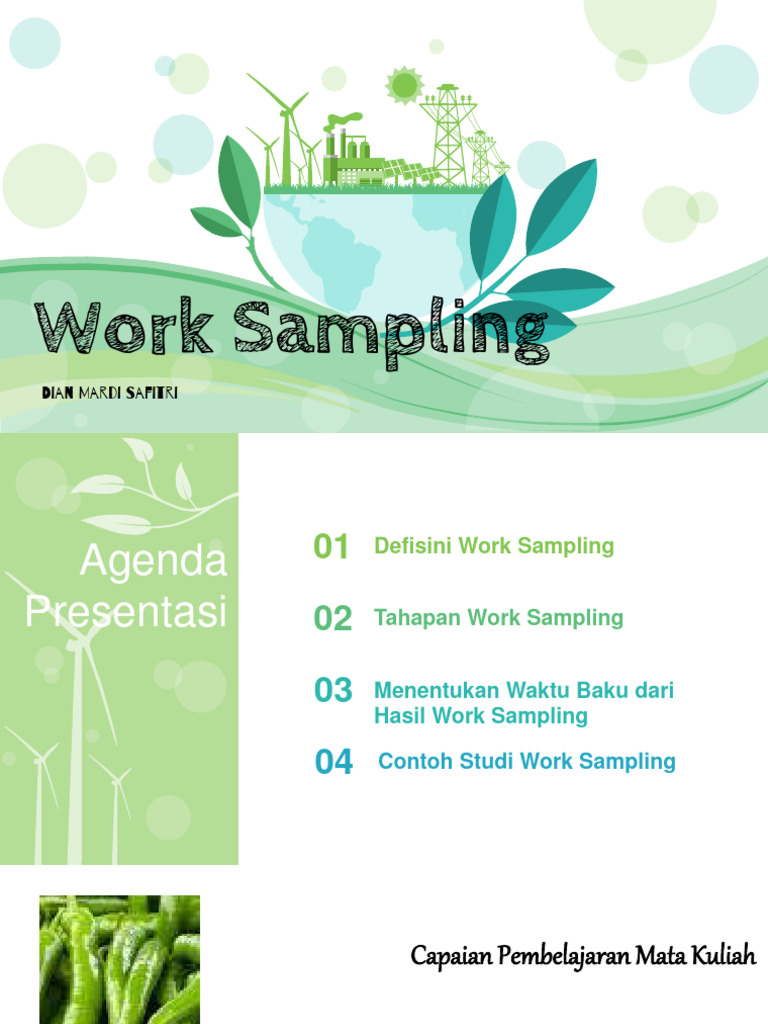 Panduan Work Sampling Mahasiswa | PDF