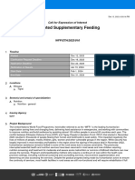 Targeted Supplementary Feeding