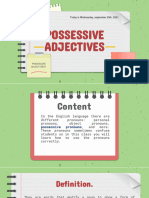 Possessives Adjectives-1