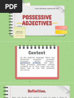 Possessives Adjectives-1