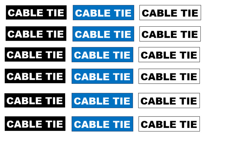 Cable Tie Box PDF