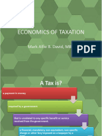 Economics of Taxation