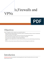 Access Controls, Firewalls and VPNs