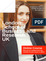 Level 7 Diploma in Strategic Management and Leadership - Delivered Online by LSBR, UK