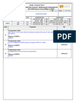 Reply Comment Sheet: Etude Flow Assurance - Redémarrage Et Intégration de RGT Rom Dans Le Réseau Zoiph2 Et Ozoi Rev