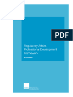 Regulatory Affairs Professional Development Framework AN OVERVIEW