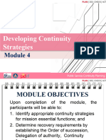 Module 4 Developing Continuity Strategies - 2021-03-31-05-35-15-Am