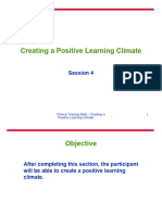 S4 Creating A Positive Learning Climate