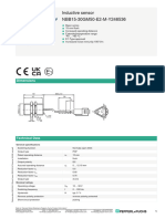 Inductive Sensor NBB15-30GM50-E2-M-Y246536: Dimensions