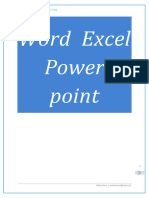 Word Excel Power Point