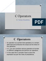 C Operators