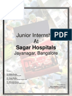 Internship at Sagar Hospital Final Report 2008 09 by Rijo Ste 1382