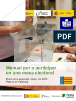 Manual Mesa Electoral Lectura Facil Valenciano