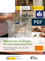 Manual Mesa Electoral Lectura Facil Catalan