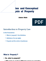 Definition and Conceptual Analysis of Property'