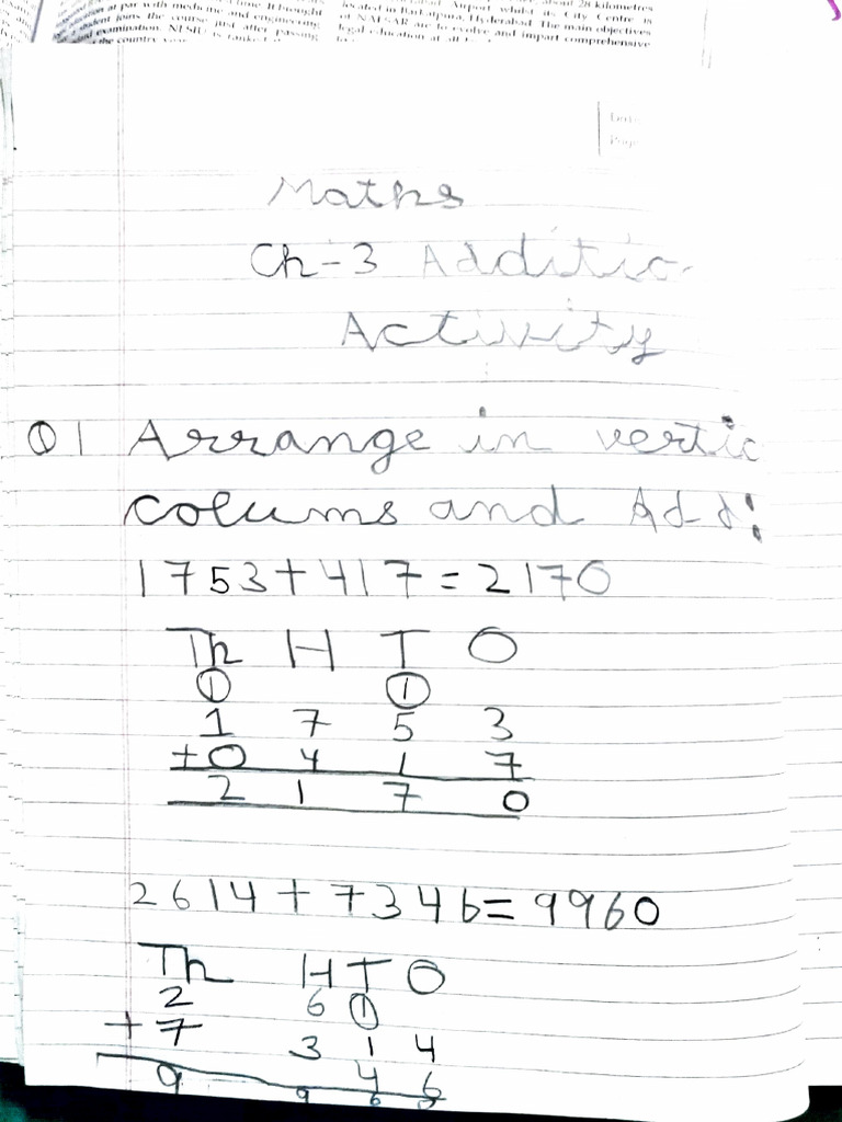 Addition pdf
