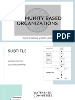Community Based Organizations Mod-1