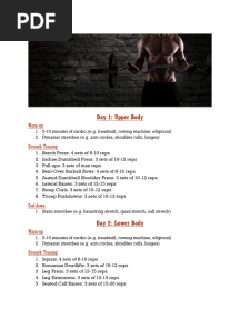 6 Day Upper, Lower