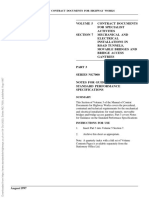 Series NG 7000 Mechanical and Electrical Installations in Road Tunnels, Movable Bridges and Bridge Access Gantries Part 3 - Notes For Guidance On The Standard Performance Specifications - August 1997