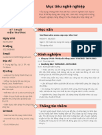 Peach & Coral Simple Professional Resume