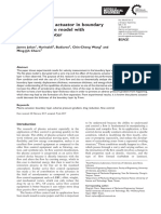 Effect of Plasma Actuator in Boundary Layer On Flat Plate Model With Turbulent Promoter