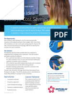 RSG Case Study - Innovative Idea Leads To Cost Savings