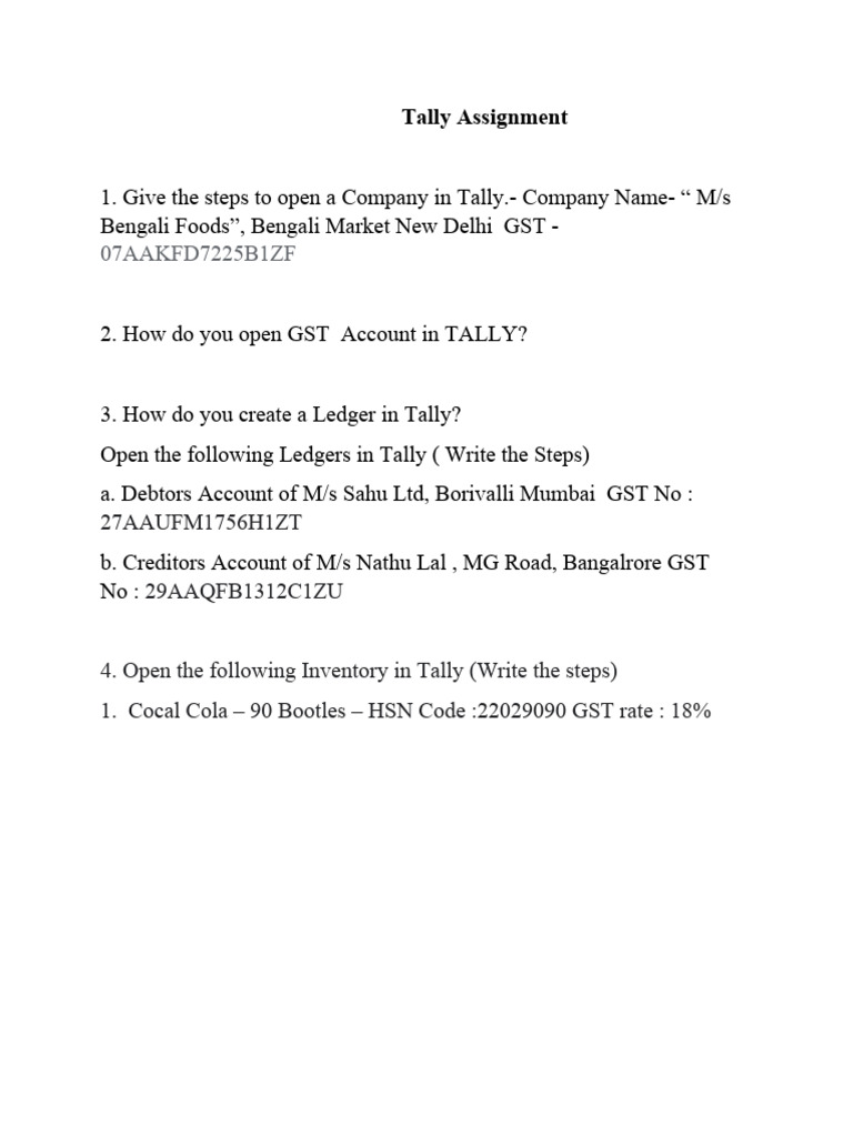 Tally Assignment Midterm PDF