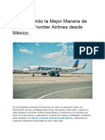 Llamar A Frontier Airlines Desde México