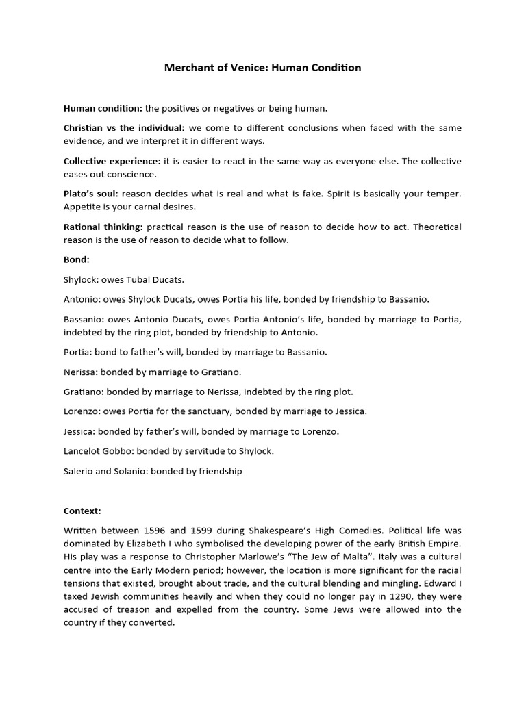 Merchant of Venice | PDF | The Merchant Of Venice | Shylock