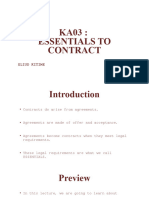 Knowledge Area 03 - Essentials To Contract