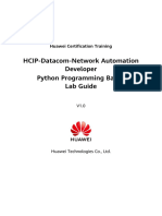 01 HCIP-Datacom-Python Programming Basics Lab Guide