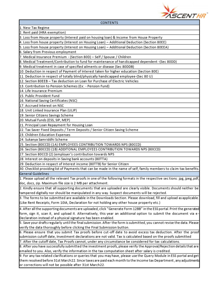 Notes To Investment Proof Submission PDF Loans Insurance